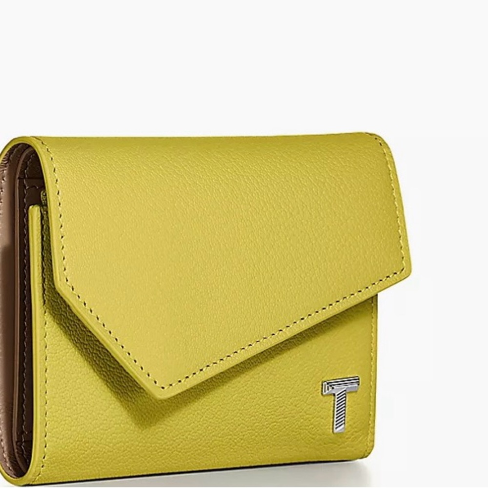 Tiffany & Co. Yellow Leather Wallet